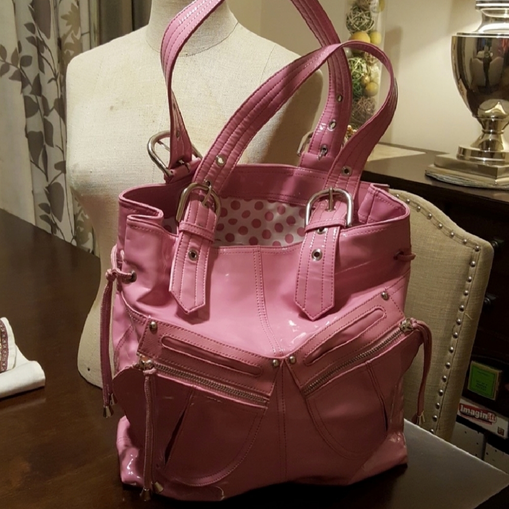 FINAL PRICE New Y2K Vinyl Shiny Shoulder Bag